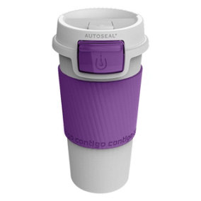 Maison by Premier Contigo Morgan White And Lilac 355ml Autoseal Mug