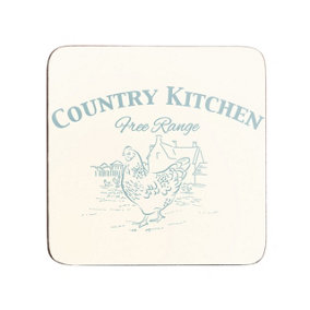 Maison by Premier Country Kitchen Coasters Cork - Set of 4