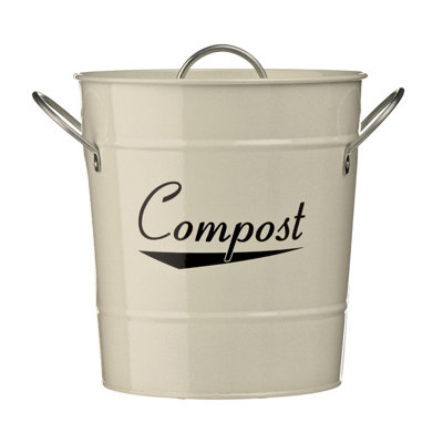 Maison by Premier Cream Coronet Compost Bin