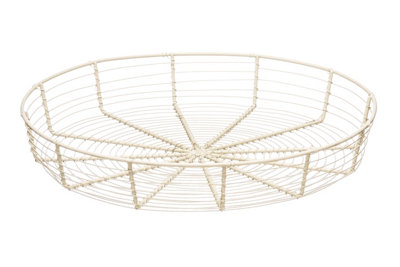 Maison by Premier Cream Wire Bread Basket