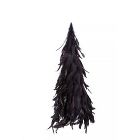 Maison by Premier Dark Purple Small Feather Tree