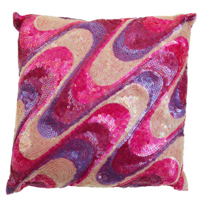 Maison by Premier Diva Sequins Pink Cushion