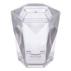 Maison by Premier Dow Clear Acrylic Toothbrush Holder
