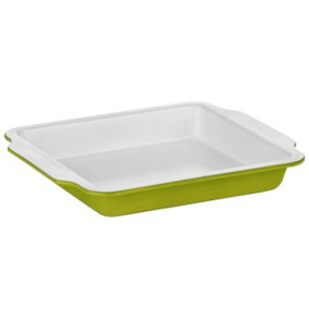 Maison by Premier Ecocook Lime Green Carbon Steel Baking Dish