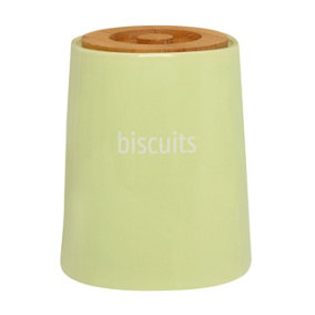 Maison by Premier Fletcher Green Ceramic Biscuit Canister