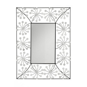 Maison by Premier Floret Metal Frame Wall Mirror