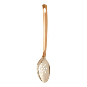 Maison by Premier Freya Shiny Copper Finish Slotted Spoon