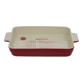 Maison by Premier From Scratch Red Stoneware 3300ml Oven Dish