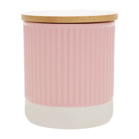 Maison by Premier Geome Pink Storage Canister - 550ml - Single Canister