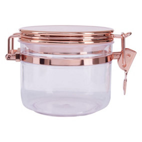 Maison by Premier Gozo Canister With Copper Lid - 0.45Ltr - Single Canister