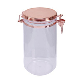 Maison by Premier Gozo Canister With Copper Lid - 1.1Ltr - Single Canister