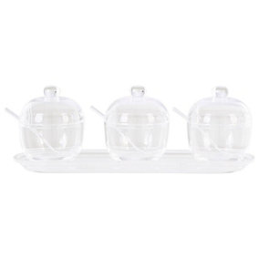 Maison by Premier Gozo Set Of 3 Condiment Containers