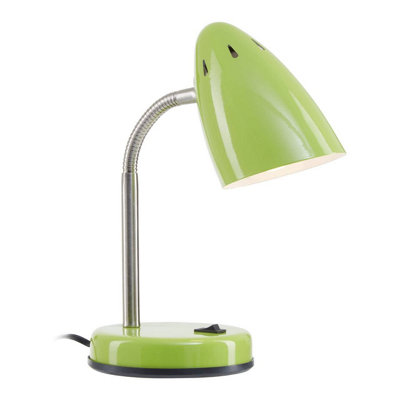Maison by Premier Green Gloss Desk Lamp