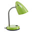Maison by Premier Green Gloss Desk Lamp