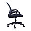 Maison by Premier Grey Home Office Chair with Black Arms