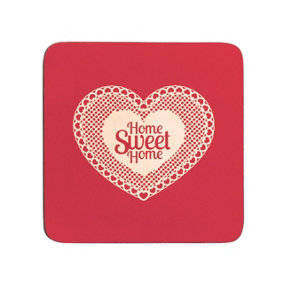 Maison by Premier Home Sweet Home Coasters Cork - Set of 4