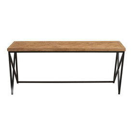 Maison by Premier Kickford Coffee Table  with Black Iron Frame