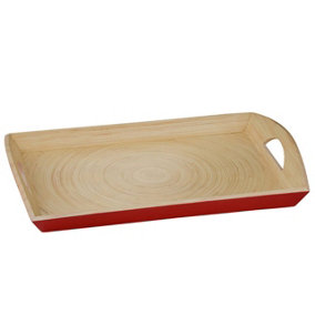 Maison by Premier Kyoto Red Rectangular Serving Tray