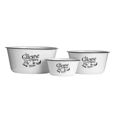 Maison by Premier La Cuisine De Mere Set Of 3 Mixing Bowls