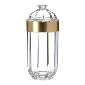 Maison by Premier Large Light Gold Acrylic Canister