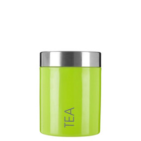 Maison by Premier Lime Green Enamel Tea Canister - Single Canister