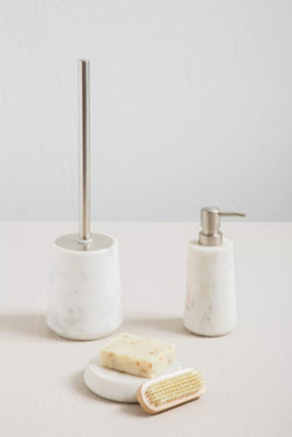 Maison by Premier Marble And Stainless Steel Toilet Brush