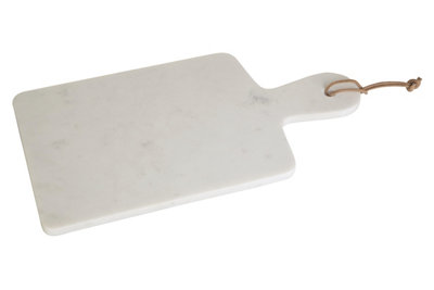 Maison by Premier Marmore Curved Handle Marble serving Board