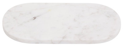 Maison by Premier Marmore Oblong White Marble Serving Tray