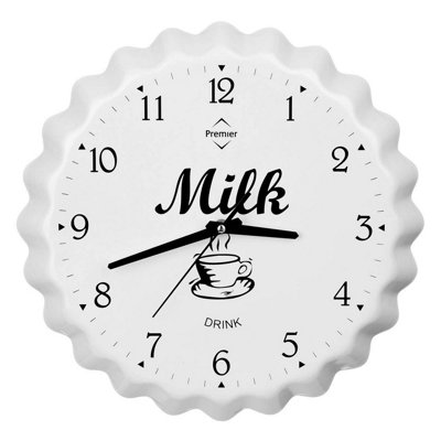 Maison by Premier Milk Bottle Cap Wall Clock