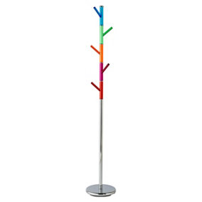 Maison by Premier Multicoloured Acrylic Pegs Coat Stand