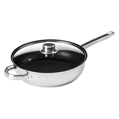 Maison by Premier Non Stick Frypan With Glass Lid