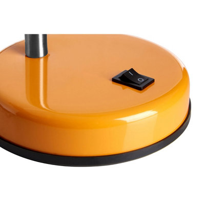 Maison by Premier Orange Gloss Desk Lamp