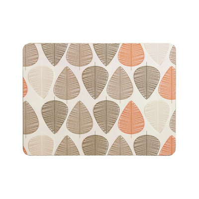 Maison by Premier Orange Leaf Placemats - Set of 4