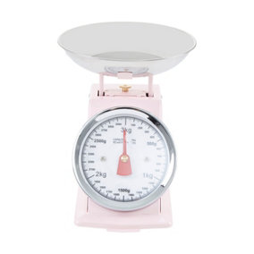 Maison by Premier Pastel Pink Kitchen Scale