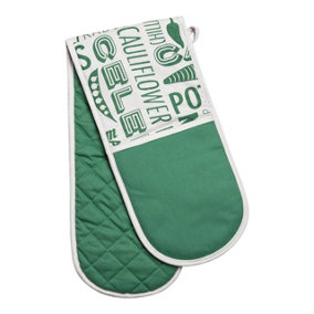 Maison by Premier Porter Green Double Oven Glove