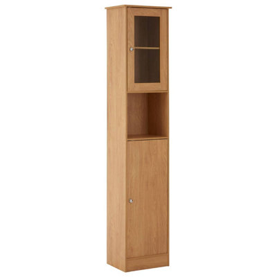 Maison by Premier Portland Tall Oak Veneer Cabinet