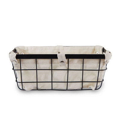 Maison by Premier Rectangle Wire Storage Basket - 28cm