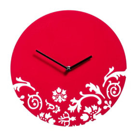 Maison by Premier Red Acrylic Wall Clock