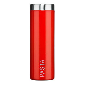 Maison by Premier Red Enamel Pasta Canister - Single Canister