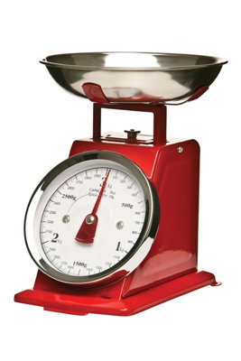 Maison by Premier Red Standing Kitchen Scale - 3kg