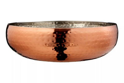 Maison by Premier Rose Gold Hammered Effect Extra Large Bowl