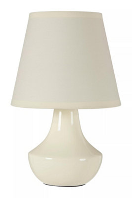 Maison by Premier Set Of Two Cream Ceramic Table Lamps