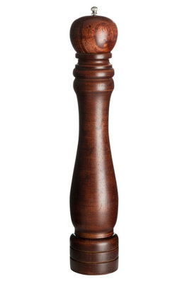 Maison by Premier Soka 15in Rubberwood Pepper Mill