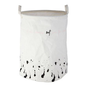 Maison by Premier Speckled Fabric Laundry Basket