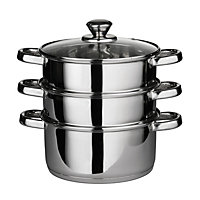 Maison by Premier Stainless Steel Steamer With 6 Handles