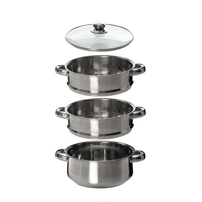 Maison by Premier Stainless Steel Steamer With 6 Handles