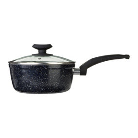 Maison by Premier Stoneflam 20cm Saucepan With Glass Lid