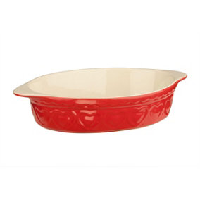 Maison by Premier Sweet Heart 1400ml Red Baking Dish
