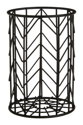 Maison by Premier Vertex Black Powder Coated Utensil Holder