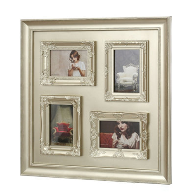 Maison by Premier Vintage Style Champagne 4 Photo Frame